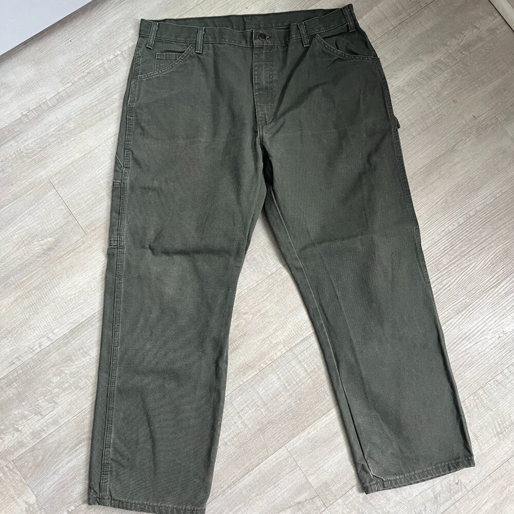 Set of 2 Dickies Pants, Relaxed Moss - 38x30 - Picture 2 of 7